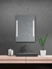 Zrcadlo Lumina White 80x60  cm