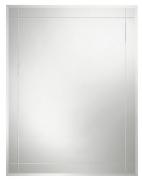 Linea 9070 - zrcadlo, obdélník, rilované, 90x70 cm