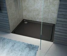 Stone - sprchová vanička čtvercová 80x80x4 cm akrylátová