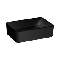 Cubito - umyvadlová mísa 50x35 cm, černá matná