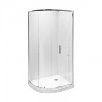 Tigo - asymetrický sprchový kout 100x80 cm, sklo čiré, R54