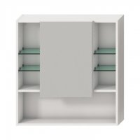 Lyra Plus - zrcadlová skříňka 77,5x80 cm, bílá