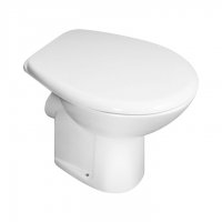 Zeta plus - samostatně stojící WC, hluboké splachování, vodorovný odpad, bez sedátka