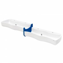WASHINO-Step SANW212 - dětský mycí a hrací žlab 210x47 cm, umyvadlo vlevo dole a vpravo nahoře