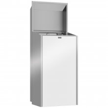 EXOS EXOS605EW - odpadkový koš k montáži pod omítku, 30 L bílý