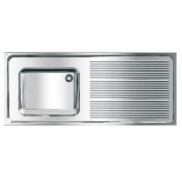 MAXIMA MAXS112-140 - živnostenský dřez 140x60 cm, odkapová deska vpravo