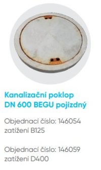 Kanalizační poklop BEGU B125