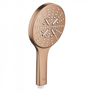 Rainshower SmartActive 130 - ruční sprcha, 3 proudy, průtok 8,5 l/min, kartáčovaný Warm Sunset