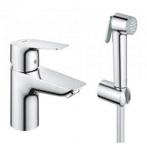 BauEdge - páková umyvadlová baterie, s ruční sprškou, velikost S, GROHE QuickTool included