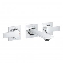 Allure - umyvadlová tříotvorová baterie, rozpětí 150 mm, bez podomítkového tělesa, velikost S