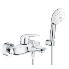 Eurostyle - vanová nástěnná baterie, se sprchovou soupravou Tempesta 110, 1 proud, EcoJoy