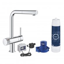 Grohe Blue Pure Minta - páková dřezová baterie s filtrační funkcí, ultra výkonný filtr