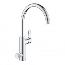 Grohe Blue Pure BauCurve - páková dřezová baterie s filtrační funkcí