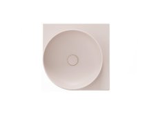 Umyvadlo Yard 45 C, bez otvoru pro baterii, bez přepadu, Alabaster Pink