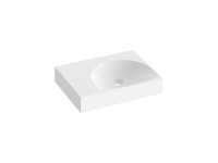 Umyvadlo Lite 60/45 L, bez otvoru pro baterii, bez přepadu