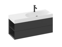 SD Lite 120 L skříňka pod umyvadlo černá matná