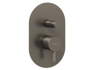 ES 061.20GB.O2 podomítková baterie 2-cestná s tělesem, Graphite Brushed