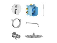 SG 090.00CR sprchový podomítkový set, chrom