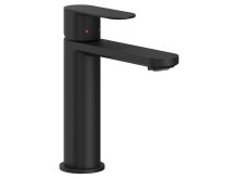 CR II 014.21BL umyvadlová stojánková baterie BeCool 175 mm bez výpusti, černá