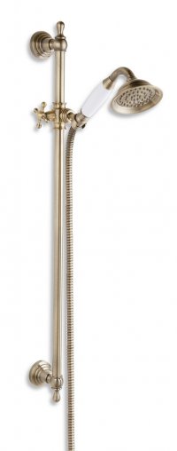 Sprchová souprava bronz, tyč 78 cm, hadice 150 cm