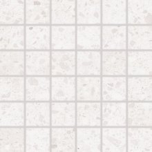 Porfido - dlaždice mozaika 5x5 bílá