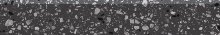 Porfido - dlaždice sokl rektifikovaný 9,5x59,8 černá