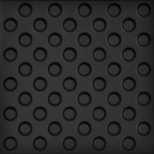Taurus Color (19 Black) - dlaždice speciální tvarovka pro nevidomé 30x30 černá, R11 A