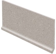 Compila Taupe - dlaždice sokl s požlábkem 11x30 šedobéžová