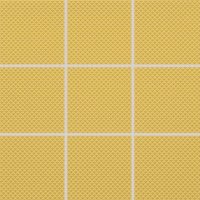 Color Two (RAL 0858070) - dlaždice mozaika 10x10 žlutá matná, R10 B, mrazuvzdorná