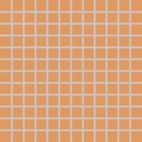 Color Two (RAL 0607050) - dlaždice mozaika 2,5x2,5 oranžová matná, mrazuvzdorná