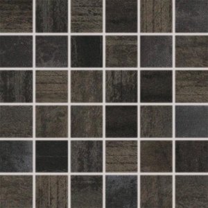 Rush - obkládačka mozaika 5x5 černá, tl.8 mm