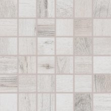 Saloon - dlaždice mozaika 5x5 bílošedá