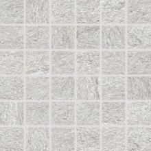 Quarzit - dlaždice mozaika 5x5 šedá, tl. 9 mm
