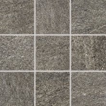 Quarzit - dlaždice rektifikovaná 9,8x9,8 hnědá, tl. 9 mm