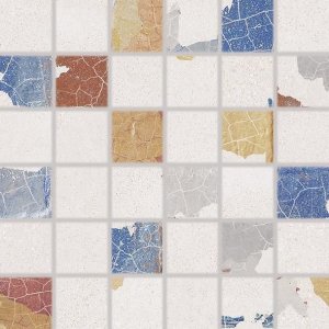Betonico - obkládačka mozaika 5x5 vícebarevná, tl.8 mm