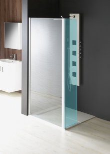 Modular Shower stěna k instalaci na zeď, pro připojení otočného panelu, 100 cm