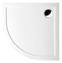 Sera 80 vanička z litého mramoru, čtvrtkruh 80x80 cm, R550
