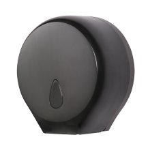 SLDN 01 - Zásobník na toaletní papír, černý plast ABS