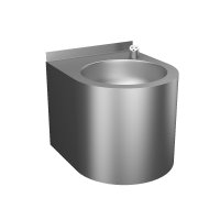 SLUN 14EB - Nerezová pitná fontánka závěsná s automaticky ovládaným výtokem, 6 V