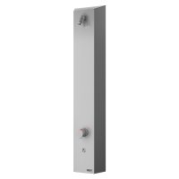 SLSN 02PT - Nerezový sprchový panel s integrovaným piezo ovládáním a termostatickým ventilem, 24V DC