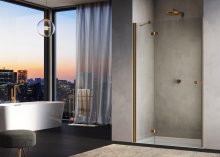 AN13 - dveře levé s pevnou stěnou v rovině 110 cm