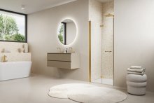 SOLF1 - dvoudílné skládací dveře levé 70 cm