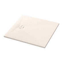 Dune písková - čtvercová sprchová vanička 100x100, Mineralite