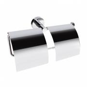 Omega - dvojitý držák toaletního papíru s krytem economy
