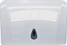 Zásobník na hygienické ochrany WC, plast, bílý