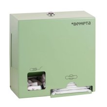 Public Space - zásobník na tampony a vložky, nerez, zelená