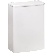 Public Space - odpadkový koš 5 l, nerez, bílý