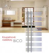 BICO.ERK 50x130 elektrický radiátor s horizontálním regulátorem, chrom