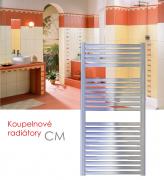 CM.ERK 45x123 elektrický radiátor s horizontálním regulátorem, chrom