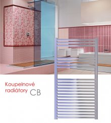 CB.ERC 60x176 elektrický radiátor s vertikálním regulátorem, chrom